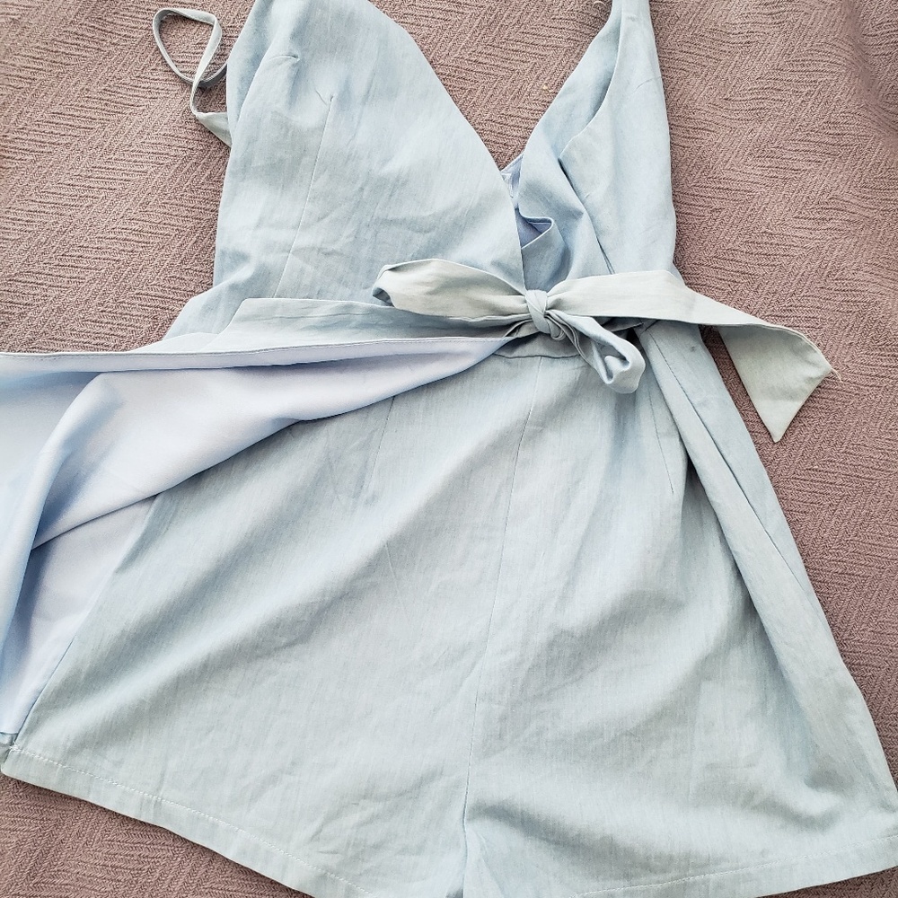 Luvalot chambray romper- 8